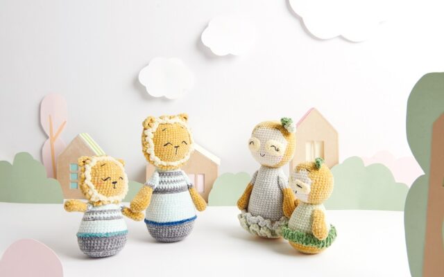 Kit crochet amigorumi Ricorumi - Family Amie