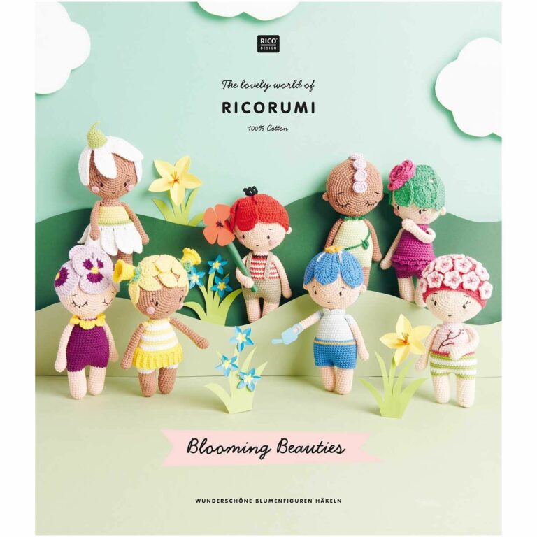 magazine cover of ricorumi blooming beauties