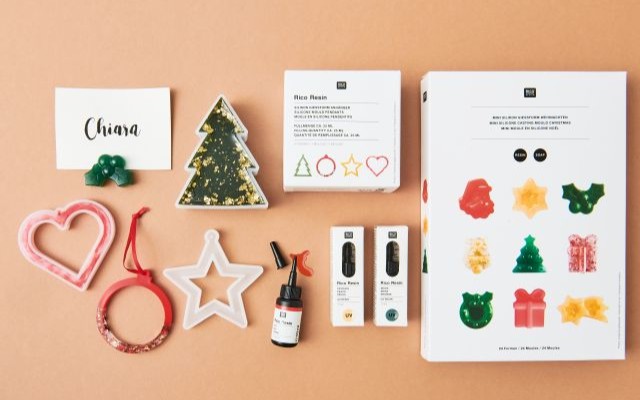 different utensils in christmas shapes to get creative